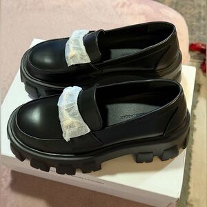 Princess Polly Penny Lane Black Loafers